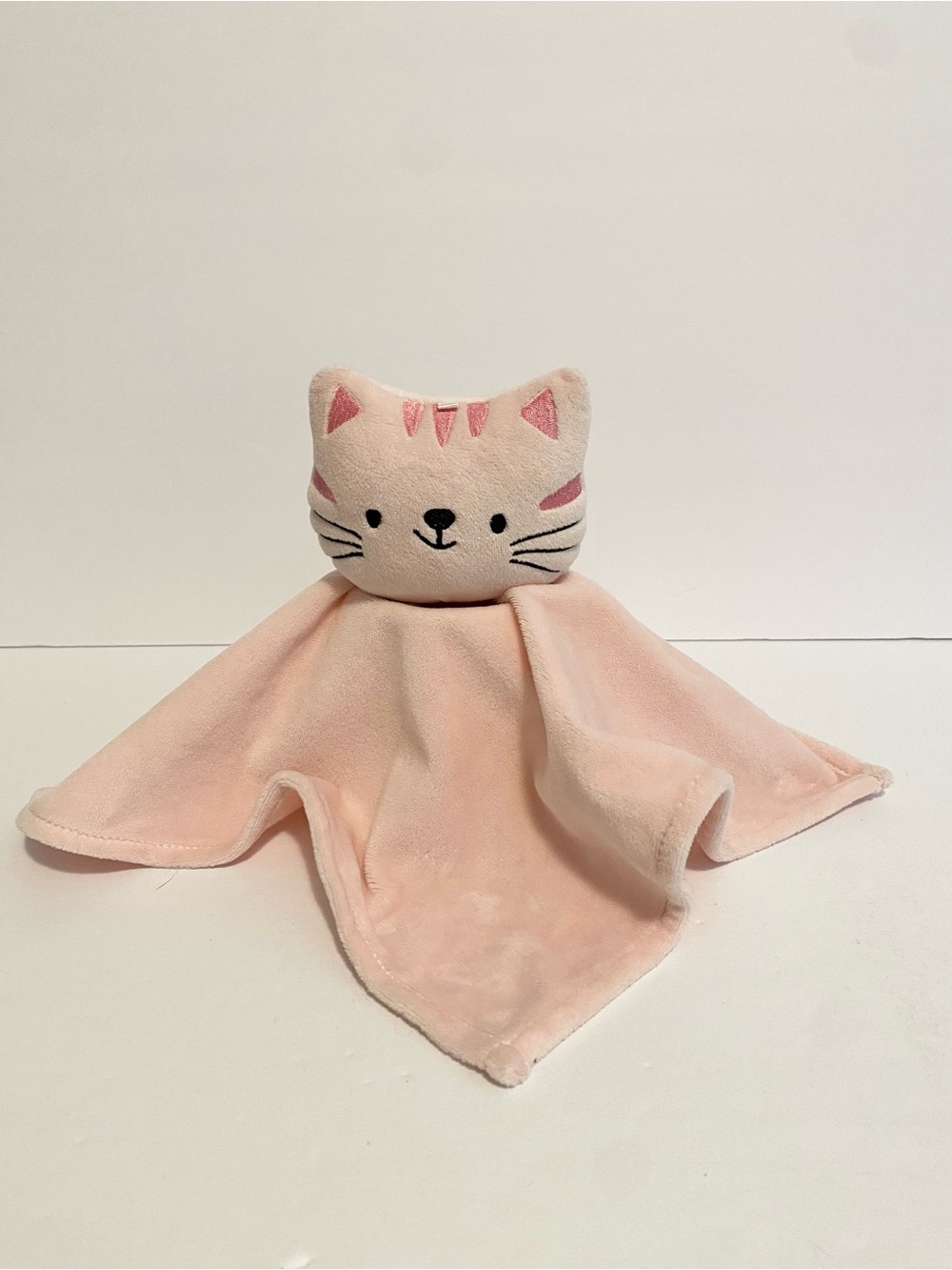 George Kitty Cat Lovey Pink Girl Baby Security Blanket Plush Walmart Toy 12”